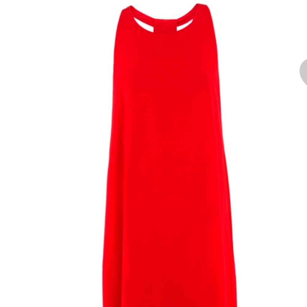 Alice + Olivia Red Silk Twist Dress size M
